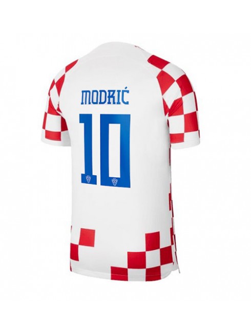 Kroatien Luka Modric #10 Heimtrikot WM 2022 Kurzarm